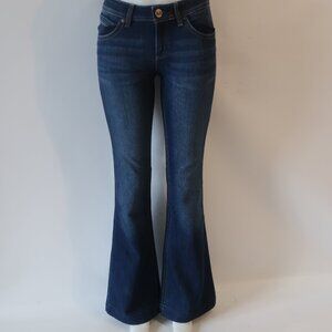 Womens DL1961 Joy High Rise Denim Blue Flare Jeans 26